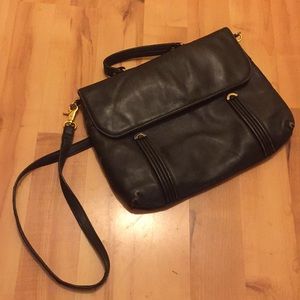 Leather crossbody bag